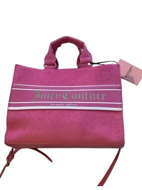 Juicy Couture Billboard Tote Bag In Juicy Pink New